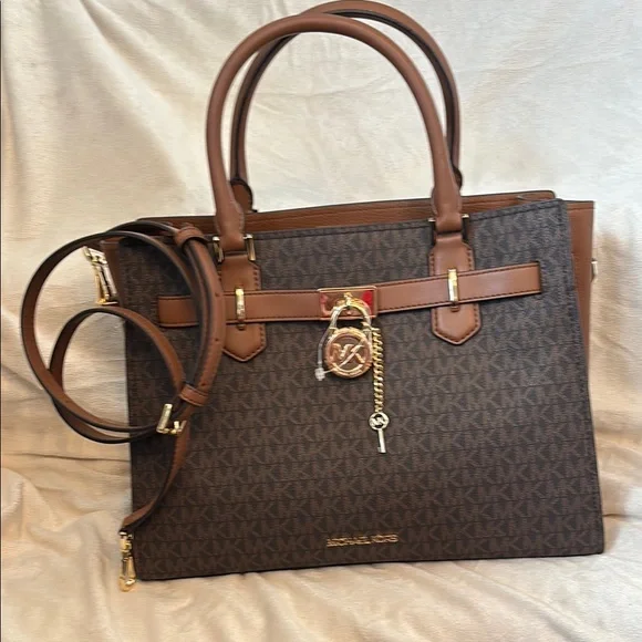 Michael Kors Brown Signature Tote Bag - Picture 3 of 6